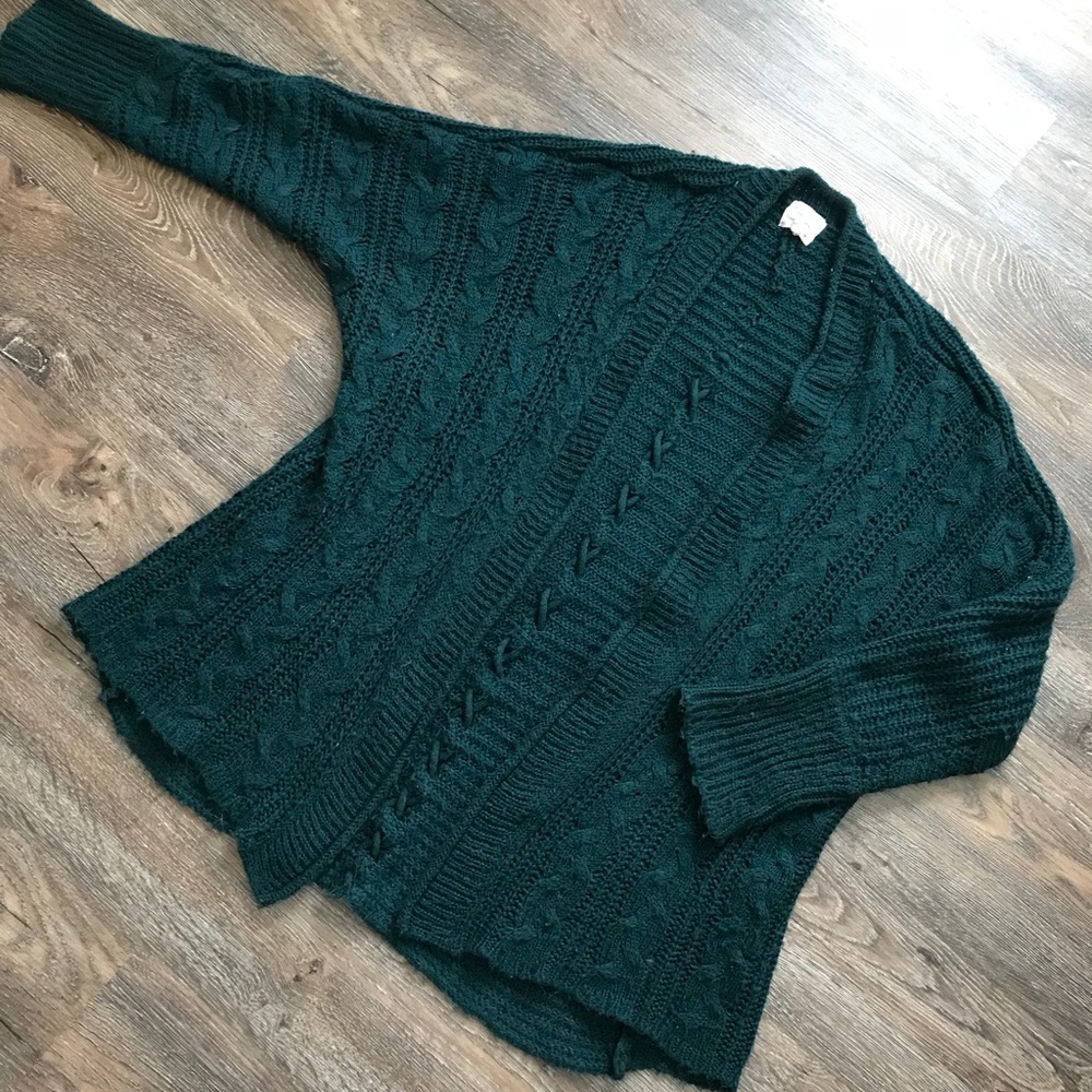 Hippie Rose Braided Cardigan size L